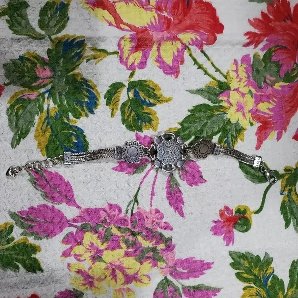 Brighton gorgeous starburst jeweled crystal‎ bracelet new!!!